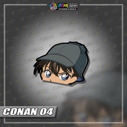 DETECTIVE CONAN | ANIME PEEKER STICKER【VINYL PRINTED】( LAMINATED / WATERPROOF )
