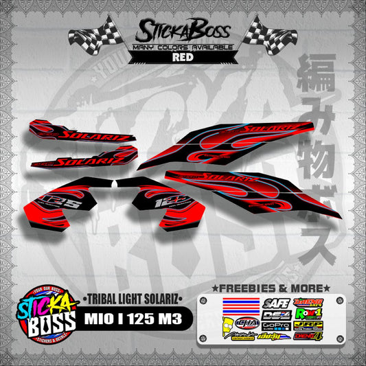 MIO I 125 M3 DECALS ( TRIBAL LIGHT SOLARIZ )【WITH FREEBIES】