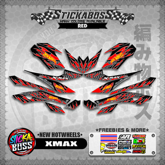 XMAX DECALS ( NEW HOTWHEELS )【WITH FREEBIES】