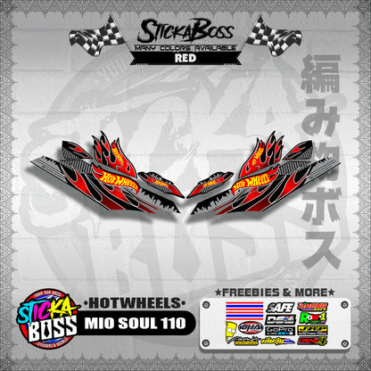 MIO SOUL 110 CARB OLD DECALS ( HOTWHEELS )【WITH FREEBIES】
