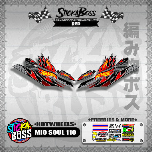MIO SOUL 110 CARB OLD DECALS ( HOTWHEELS )【WITH FREEBIES】