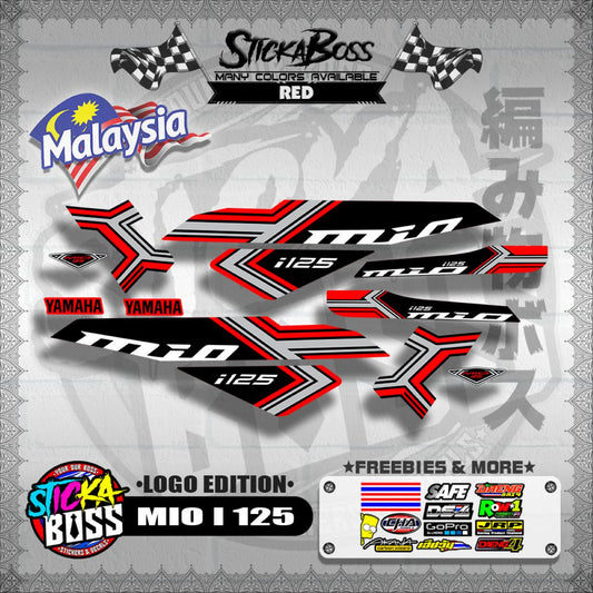 MIO I 125 MALAYSIAN DECALS ( LOGO EDITION )【WITH FREEBIES】