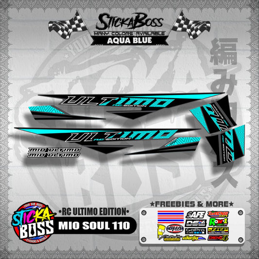 MIO SOUL 110 DECALS ( RC ULTIMO EDITION )【WITH FREEBIES】