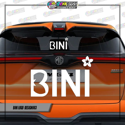 BINI LOGO DESIGN003 ( VINYL CUT-OUT STICKER DECALS )【Stickaboss】