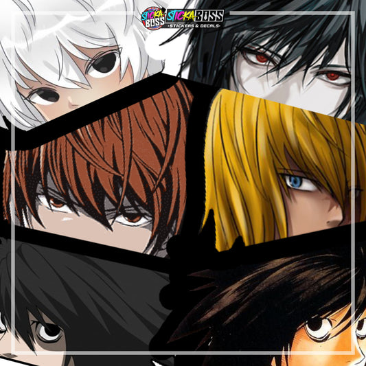 DEATH NOTE | ANIME PEEKER STICKER【VINYL PRINTED】( LAMINATED / WATERPROOF )