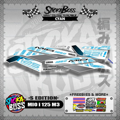 MIO i 125 M3 DECALS ( S EDITION )【WITH FREEBIES】
