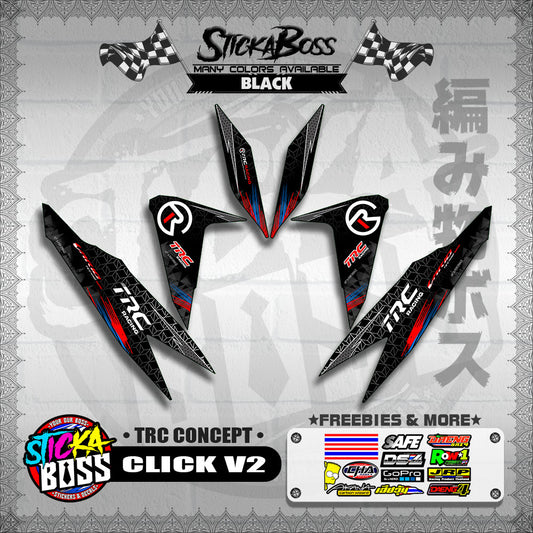 CLICK V2 DECALS ( TRC CONCEPT )【WITH FREEBIES】