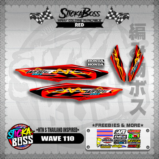 WAVE 110 DECALS ( NTN S THAILAND INSPIRED)【WITH FREEBIES】