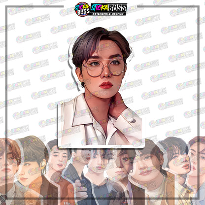 KPP-BTS | VINYL STICKER【VINYL PRINTED】( LAMINATED / WATERPROOF ) (Copy)