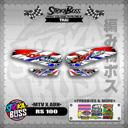 RS 100 DECALS ( MTV X AUN )【WITH FREEBIES】