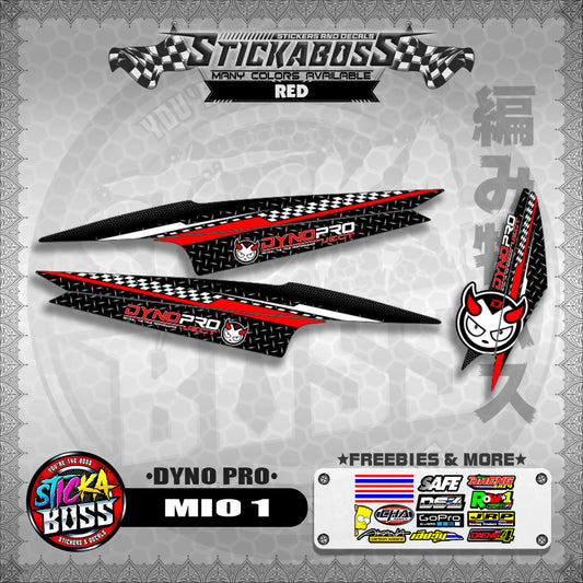 MIO 1 STICKER DECALS ( DYNO PRO )【WITH FREEBIES】