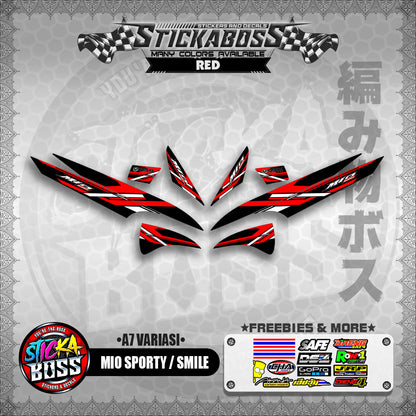 MIO SPORTY / SMILE INDO STICKER DECALS ( A7 VARIASI ) 【WITH FREEBIES】