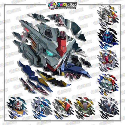 GUNDAM PART 1 | ANIME SCRATCH STICKER【VINYL PRINTED】( LAMINATED / WATERPROOF )【Stickaboss】