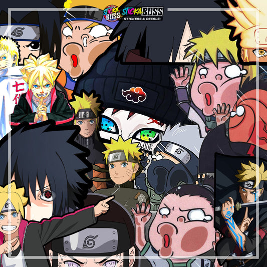 NARUTO PART 2 | ANIME PEEKER STICKER【VINYL PRINTED】( LAMINATED / WATERPROOF )