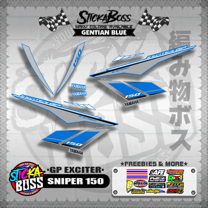 SNIPER 150 STOCK DECALS ( GP EXCITER )【WITH FREEBIES】
