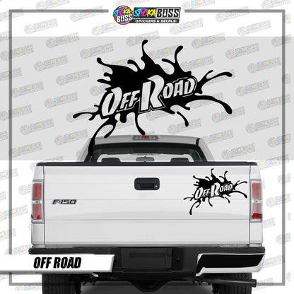 OFF ROAD ( VINYL CUT-OUT STICKER DECALS )【Stickaboss】