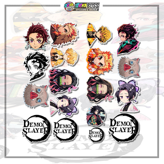 DEMONSLAYER | STICKER SET (  ANIME VINYL STICKER DECALS )【Stickaboss】