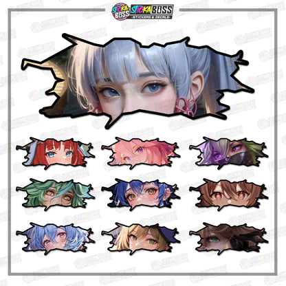 GENSHIN IMPACT | ANIME SCRATCH STICKER【VINYL PRINTED】( LAMINATED / WATERPROOF )【Stickaboss】