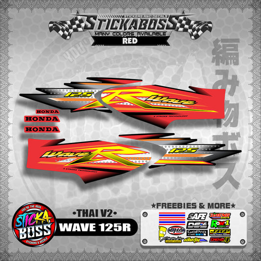 HONDA WAVE 125 R ( THAI V2 ) 【WITH FREEBIES】