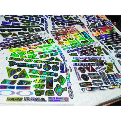 【HOLOGRAM】HELMET VISOR STICKERS【HOLOGRAPHIC】