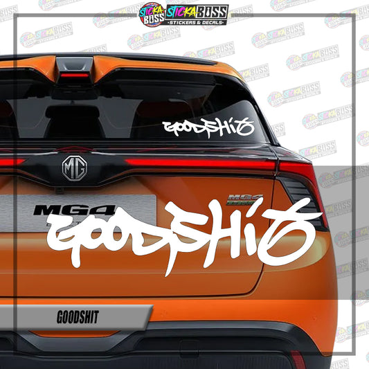 GOODSHIT  ( VINYL CUT-OUT STICKER DECALS )【Stickaboss】