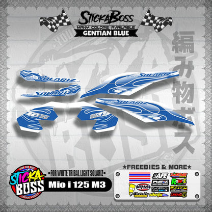 MIO I 125 M3 DECALS ( FOR WHITE TRIBAL LIGHT SOLARIZ )【WITH FREEBIES】