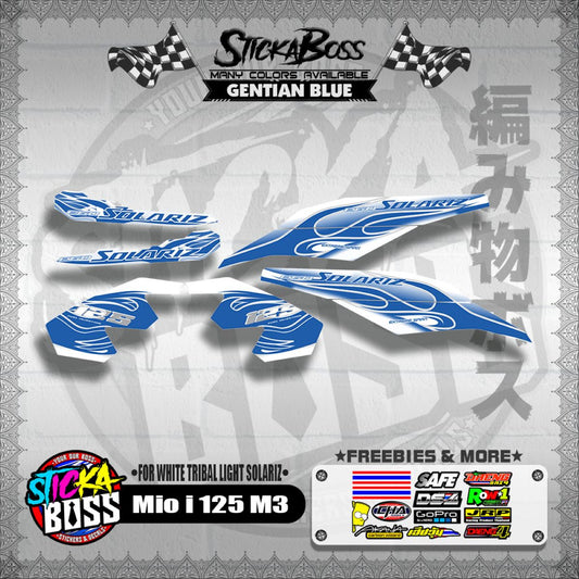 MIO I 125 M3 DECALS ( FOR WHITE TRIBAL LIGHT SOLARIZ )【WITH FREEBIES】