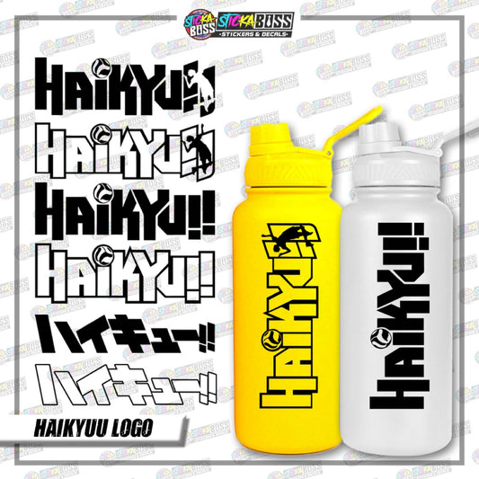 HAIKYUU LOGO ( VINYL CUT-OUT STICKER DECALS )【Stickaboss】