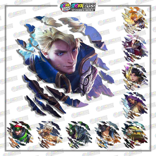ML | ANIME SCRATCH STICKER【VINYL PRINTED】( LAMINATED / WATERPROOF )【Stickaboss】