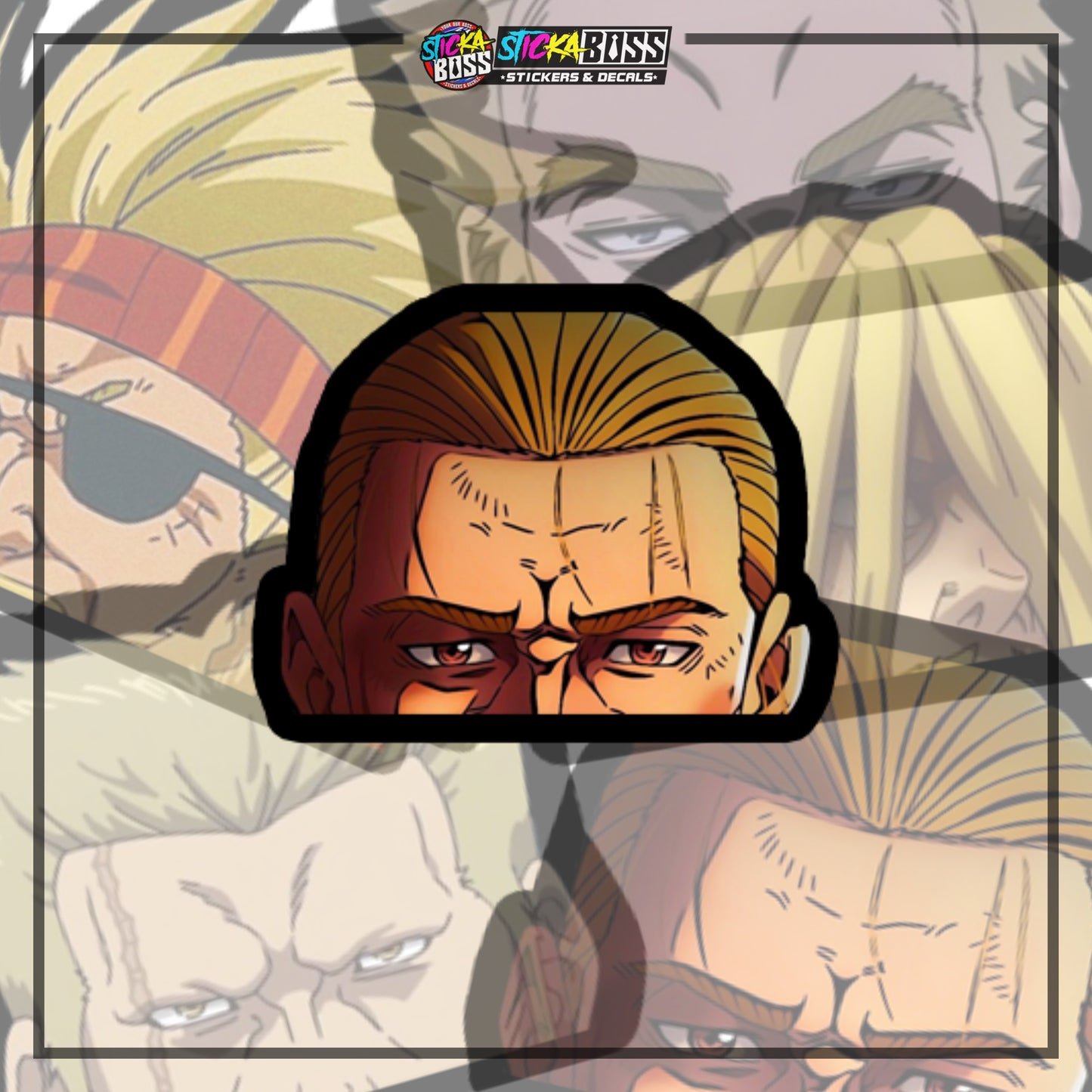 VINLAND  SAGA | ANIME PEEKER STICKER【VINYL PRINTED】( LAMINATED / WATERPROOF )