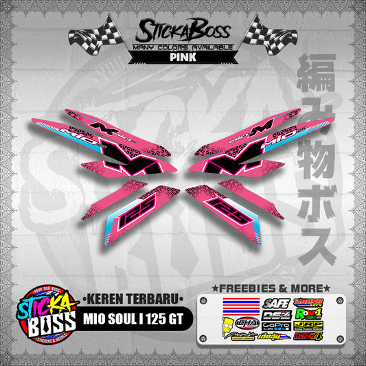 MIO SOUL I 125 GT DECALS ( KEREN TERBARU )【WITH FREEBIES】