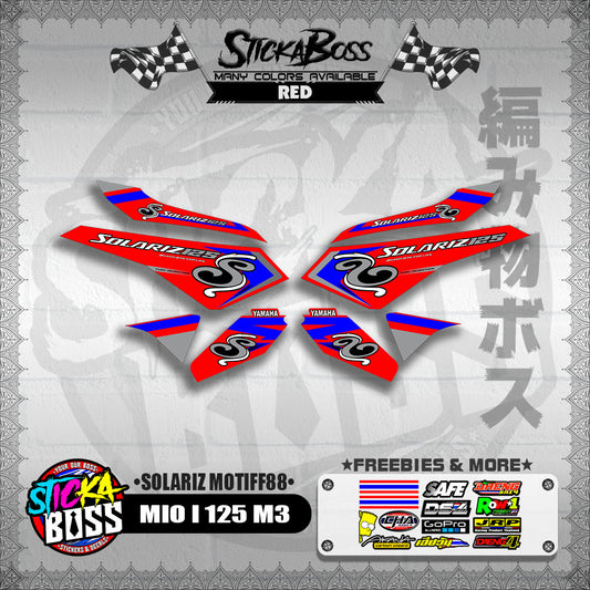MIO I 125 M3 DECALS ( SOLARIZ MOTIFF88 )【WITH FREEBIES】