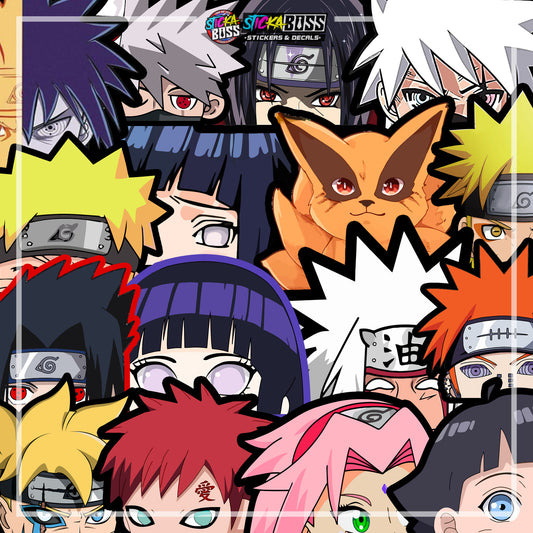 NARUTO | ANIME PEEKER STICKER【VINYL PRINTED】( LAMINATED / WATERPROOF )