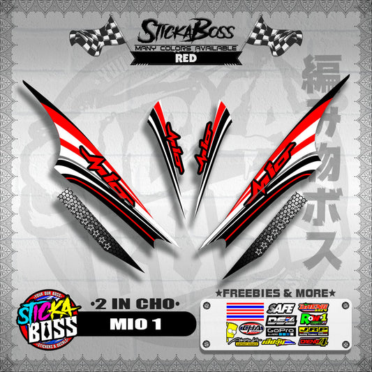 MIO 1 DECALS ( 2 IN CHO )【WITH FREEBIES】