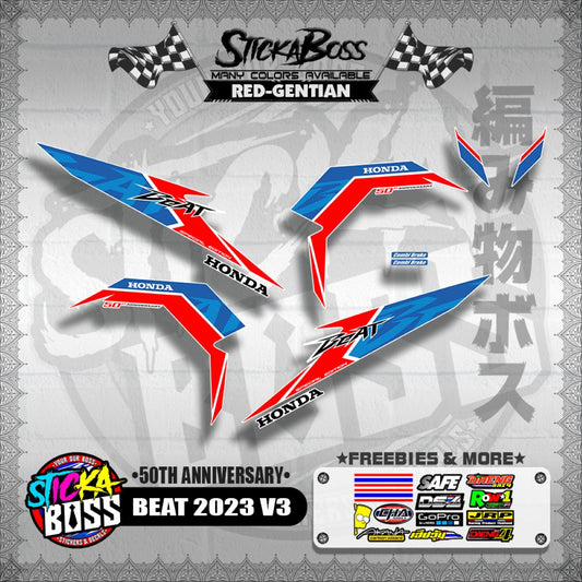 BEAT 2023 V3 DECALS ( 50TH ANNIVERSARY )【WITH FREEBIES】