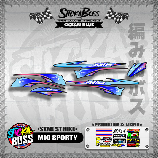MIO SPORTY DECALS ( STAR STRIKE )【WITH FREEBIES】