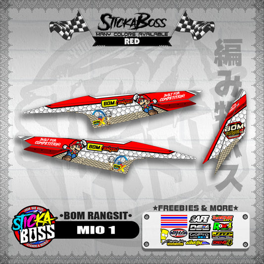 MIO 1 INDO DECALS ( BOM RANGSIT )【WITH FREEBIES】