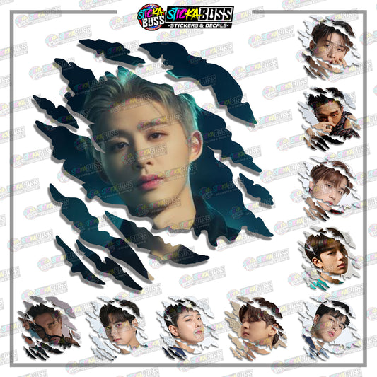 IKON | ANIME SCRATCH STICKER【VINYL PRINTED】( LAMINATED / WATERPROOF )【Stickaboss】