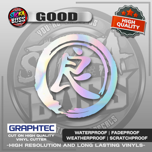 GOOD - JAPANESE KANJI SYMBOL | VINYL WATERPROOF CUT-OUT STICKER DECALS【Stickaboss】