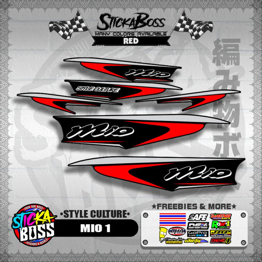 MIO 1 STOCK DECALS ( STYLE CULTURE )【WITH FREEBIES】