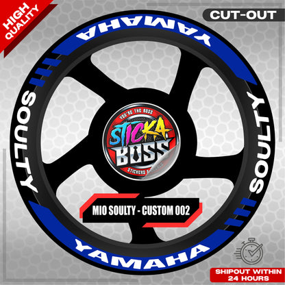 MIO SOULTY MAG STICKER SET ( 2 MAGS ) - CUSTOM 002 | VINYL WATERPROOF CUT-OUT DECALS