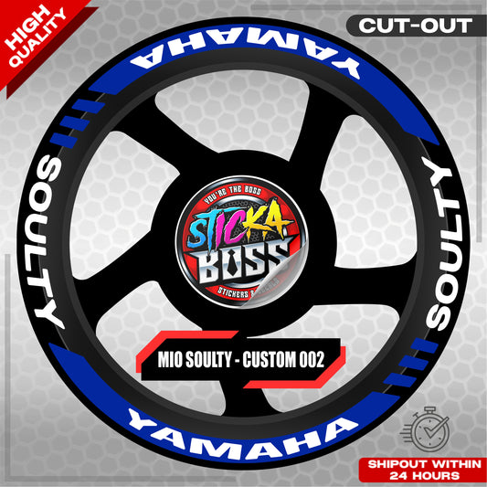 MIO SOULTY MAG STICKER SET ( 2 MAGS ) - CUSTOM 002 | VINYL WATERPROOF CUT-OUT DECALS