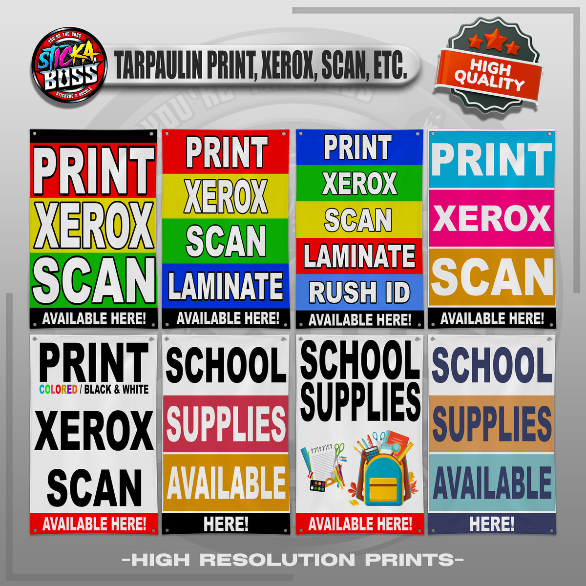 TARPAULIN PRINT, XEROX, SCAN, ETC. | TARPAULIN HIGH RESOLUTION PRINT【S ...