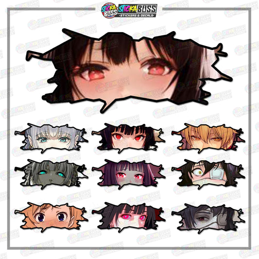 KAKEGURUI | CRACK PEEKERS  ( ANIME VINYL STICKER DECALS )【Stickaboss】