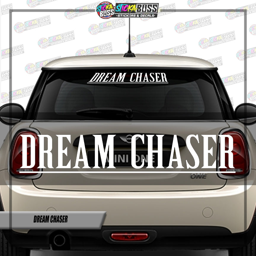 DREAM CHASER ( VINYL CUT-OUT STICKER DECALS )【Stickaboss】