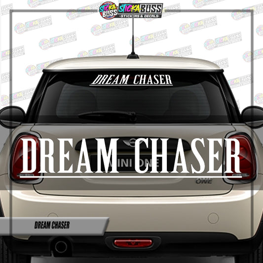 DREAM CHASER ( VINYL CUT-OUT STICKER DECALS )【Stickaboss】