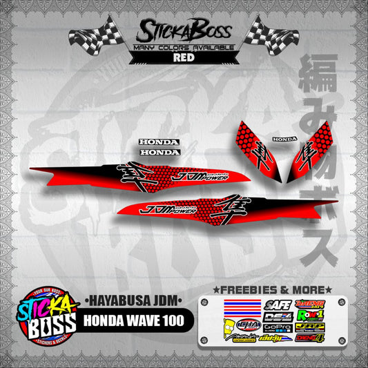 HONDA WAVE 100 ( HAYABUSA JDM )【WITH FREEBIES】