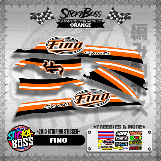 FINO DECALS ( 2013 STRIPING STICKER )【WITH FREEBIES】