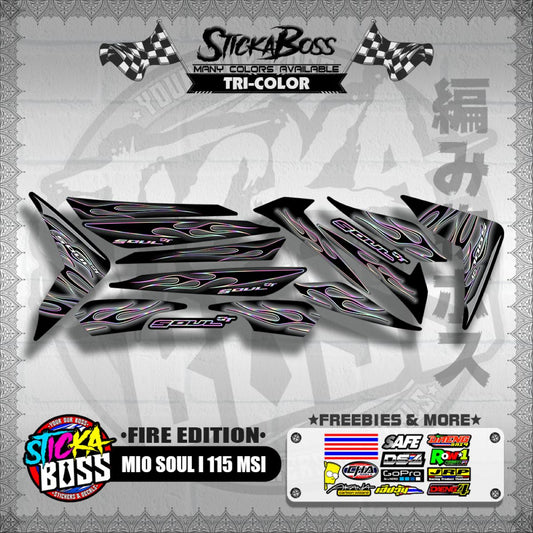 MIO SOUL I 115 MSI DECALS ( FIRE EDITION )【WITH FREEBIES】