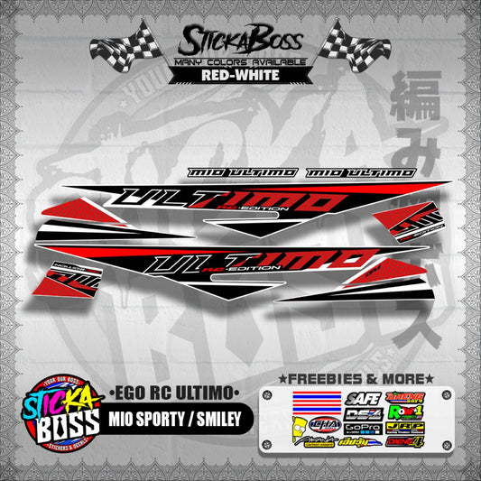 MIO SPORTY / SMILEY DECALS ( EGO RC ULTIMO )【WITH FREEBIES】